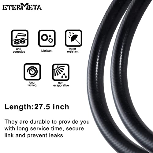 Dual Fuel Camping Stove Replacement Hose, 27.5 Inch M16 X 1.5 Propane Regulator Hose For Portable Propane & Butane Camping Gas Stove #TOP2