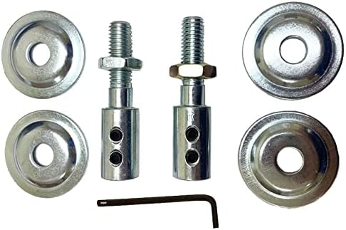 Flanged Arbor Set For Motor Shafts Motor 8.00 mm motor Shafts-Grinder- Polishing