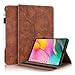 Produktbild AsWant Samsung Tab A 2019 10.1 Zoll Schutzhülle PU Ledertasche Folio Flip Hülle Brieftasche Stifthalter Tablet Hülle für Samsung Galaxy Tab A 10.1" 2019 SM-T510/SM-T515 Geprägte Baum - Braun