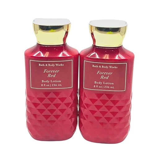 Bath & Body Works Daily Nourishing Body Lotion, Set of 2, 8oz Each (Forever Red) image 2