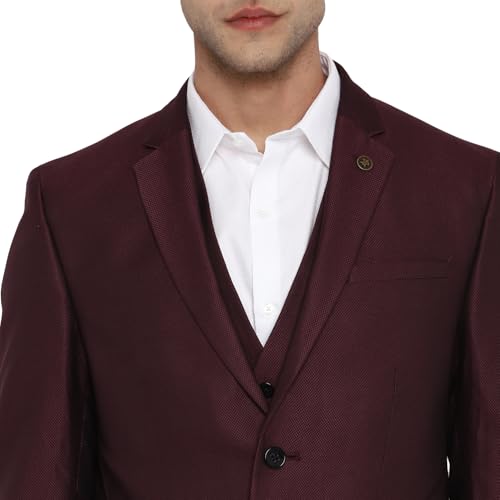 Image of Turtle Men 100% Cotton Notch Lapel Collar Tailored Fit Three Piece Party Suits