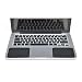 Cosmos Silicone Palm Wrist Rest Pads Set for Old MacBook Pro 13" / MacBook Air 13" Laptop Computer (Black)