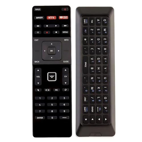 New XRT500 QWERTY Keyboard with Back Light Remote fit for VIZIO M43-C1 M49-C1 M50-C1 M55-C2 M60-C3 M65-C1 M70-C3 M75-C1 M80-C3 M322I-B1 M422I-B1 M492I-B2 M502I-B1 M552I-B2 M602I-B3 M652I-B2 M702I-B3