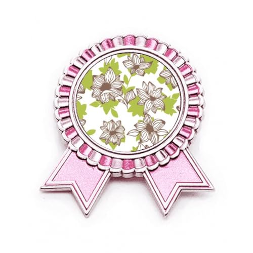 Broche fleur marron clair pour sublimer vos vestes d'automne au quotidien