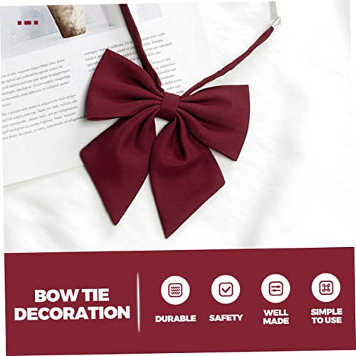 2pcs Adjustable Bow Ties for Women Pre-tied Collar Bowknot for Graduation Prom Wedding and Uniforms2