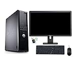 Bundle Complet Dell Station/PC de Bureau avec SSD 128 Go/Intel Dual Core/Windows 11 / Moniteur ecran 22'' VGA Full HD/WI-FI/KIT Clavier ET Souris/DVD ROM (Certifié Reconditionné)