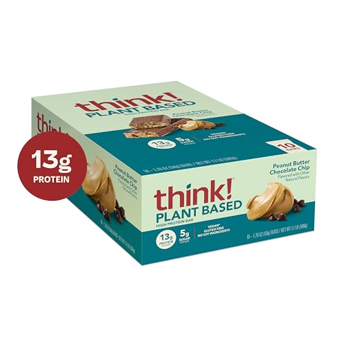 Think! Barras Veganas Proteicas 10 Unidades Maní Chocolate miniatura 2