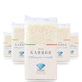 RisiPreziosi Karbor Riso per Risotto 5 x 1 kg, Evoluzione del Riso Carnaroli, Alta Tenuta di Cottura, Stagionato 8 Mesi, Novara Piemonte