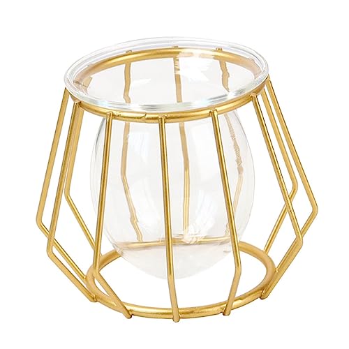 YARNOW 1pezzi Vaso Per Fiori in Vetro in Stile Moderno Geometrico Per Coltivazione Acquatica Resistente e Duraturo Design Semplice e Pratico Adatto Per Decorare Scrivanie Hotel o Case Rie