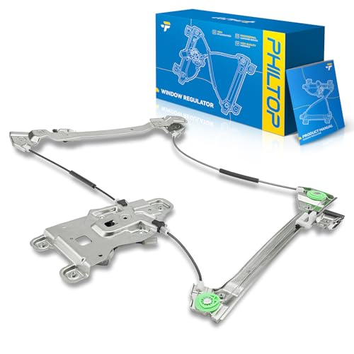 Image of PHILTOP Front Right Passenger Side Power Window Regulator and Motor Assembly Compatible with 2012-2017 Chevrolet Equinox 2012-2017 GMC Terrain Replaces 751-637,2 Pins