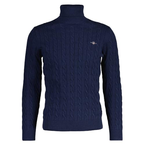 Cotton Cable Turtle Neck