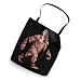 Coquette Bow Bigfoot Sasquatch Yeti Pink Ribbon Mothers Day Tote Bag