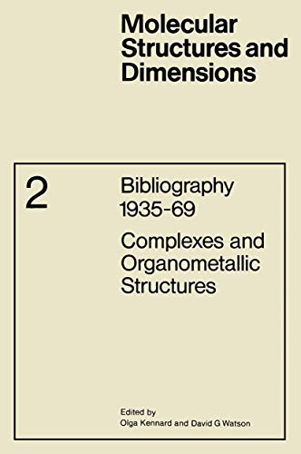 Complexes and Organometallic Structures: 2 (Molecular Structure and Dimensions) view 2