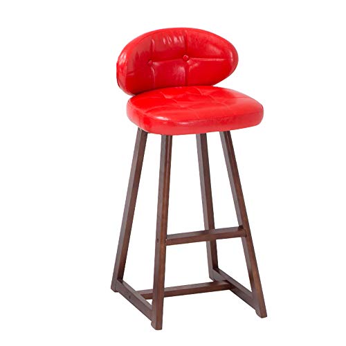 AT Taburetes de la Barra,Taburete de Madera de Estilo Europeo,Sillas de Inicio de Ocio,78Cm de Alto Durable / B3 / 40×42×98cm
