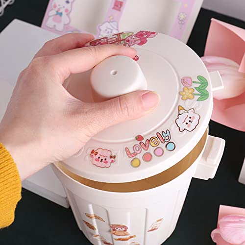 Cute Animal Stickers Set (100 Sheets) -Kawaii Clear PET Transparent Cartoon Decorative Scrapbooking Supplies for Bullet Journaling,Diary,DIY Arts Crafts,Album,Planner,Junk Journals,Calendars Notebook