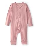 Carter's Girl PurelySoft Sleep and Play Pajamas - Solid Pink (NB)