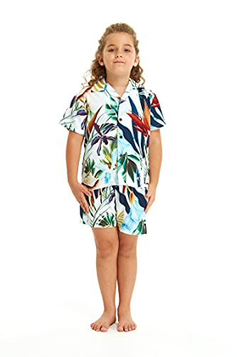 Image of Boys' Aloha Shirt Cabana Set in Signature Prints