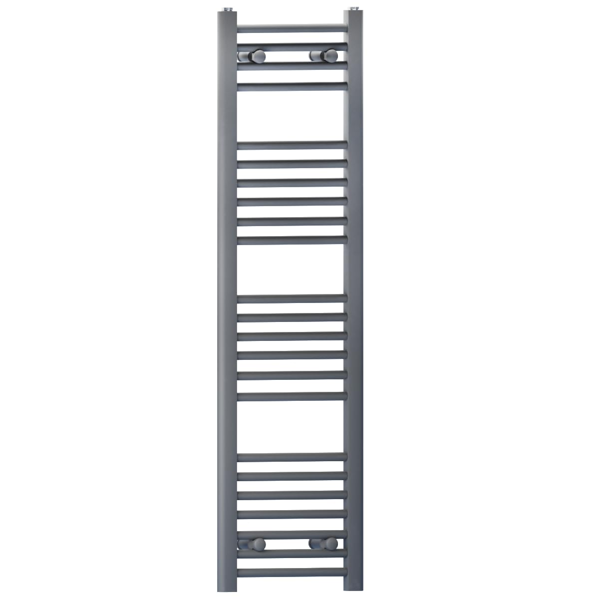 Myhomeware Anthracite Grey Heated Bathroom Towel Rail Radiator For Central Heating Elegant Designer In UK (400mm x 1200mm (h))