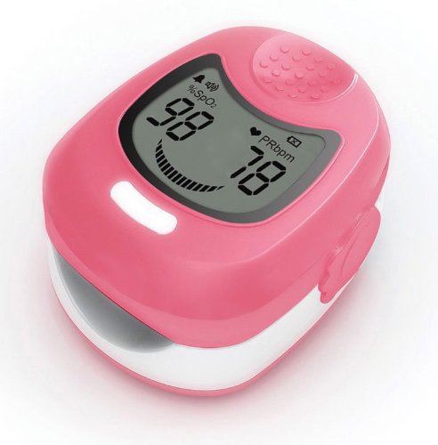 Child / Pediatric Finger Pulse Oximeter and heart