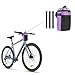 Menolana Bike Cup Holder,Bike Water Bottle Holder Bag,Biking Storage,Bicycle Handlebar Drink Pouch, with Mesh Pocket for Bikepacking, Purple