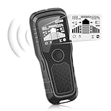 Handstar Stud Finder Wall Scanner - 6-in-1 Upgraded Multifunction Auto Detection with LCD Display & Audio Alarm for Wood, Metal & AC Wires, Ideal for Home DIY & Professional Contractors (Black)