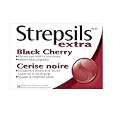 Strepsils Fast and Effective Relief for Sore Throat, Lozenges, Black Cherry, 36 count