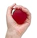 THERABAND Hand Exerciser, Stress Ball For Hand, Wrist, Finger, Forearm, Grip Strengthening & Therapy, Squeeze Ball to Increase Hand Flexibility & Relieve Joint Pain, Red, Soft, Beginner