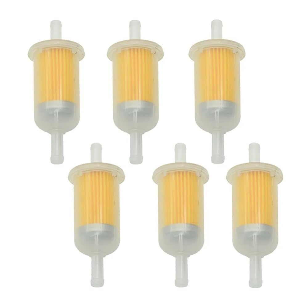 6/1 Pz 6 Mm-8 Mm Tubi Filtro Olio Benzina Auto Carburante Universale In Linea Per Piccoli Motori Tosaerba Accessori Per Moto Filtri Olio
