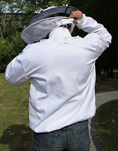 Qualitäts Imkerjacke, Spezialausführung mit Körperventilation !! Atmungsaktive Baumwolle in optimaler Grammatur… – Bild 4