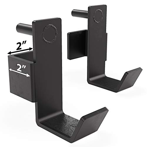 Synergee Power and Squat Rack Attachment. J-Cups Available in 2x2, 2x3 and 3x3. J-Hook for Power Lifting, Squats and Presses. Sold in Pairs.