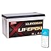 Produktbild Lifepo4 200AH 12V Batterie mit Bluetooth, Lithium Batterie 12V 200AH mit 200A BMS,8000 Zyklen Deep Cycle,Perfekt für Auto Camping Wohnwagen,Wohnmobil,Solar