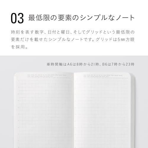 Cahier B6 Stalogy SS1022 fin quadrillé noir pour notes