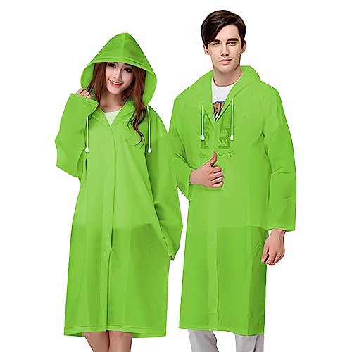 Vicloon Regenponcho, 2 Stück Regenponcho Einweg, Unisex Wiederverwendbar...