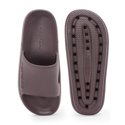 Image of Red Tape Mens Sliders in Beige | Casual Pool Sliders