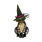 Jim Shore Heartwood Creek from Enesco Halloween Cat Mini Figurine 3.875 IN