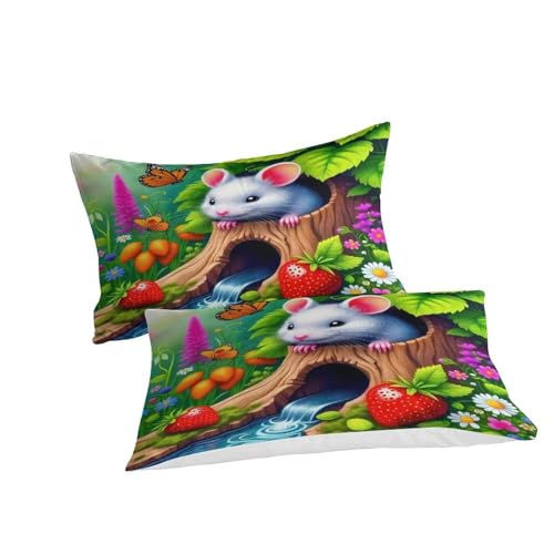 Housse de couette fermeture éclair cachée ensemble literie 200x200 microfibre douce 3D - 5