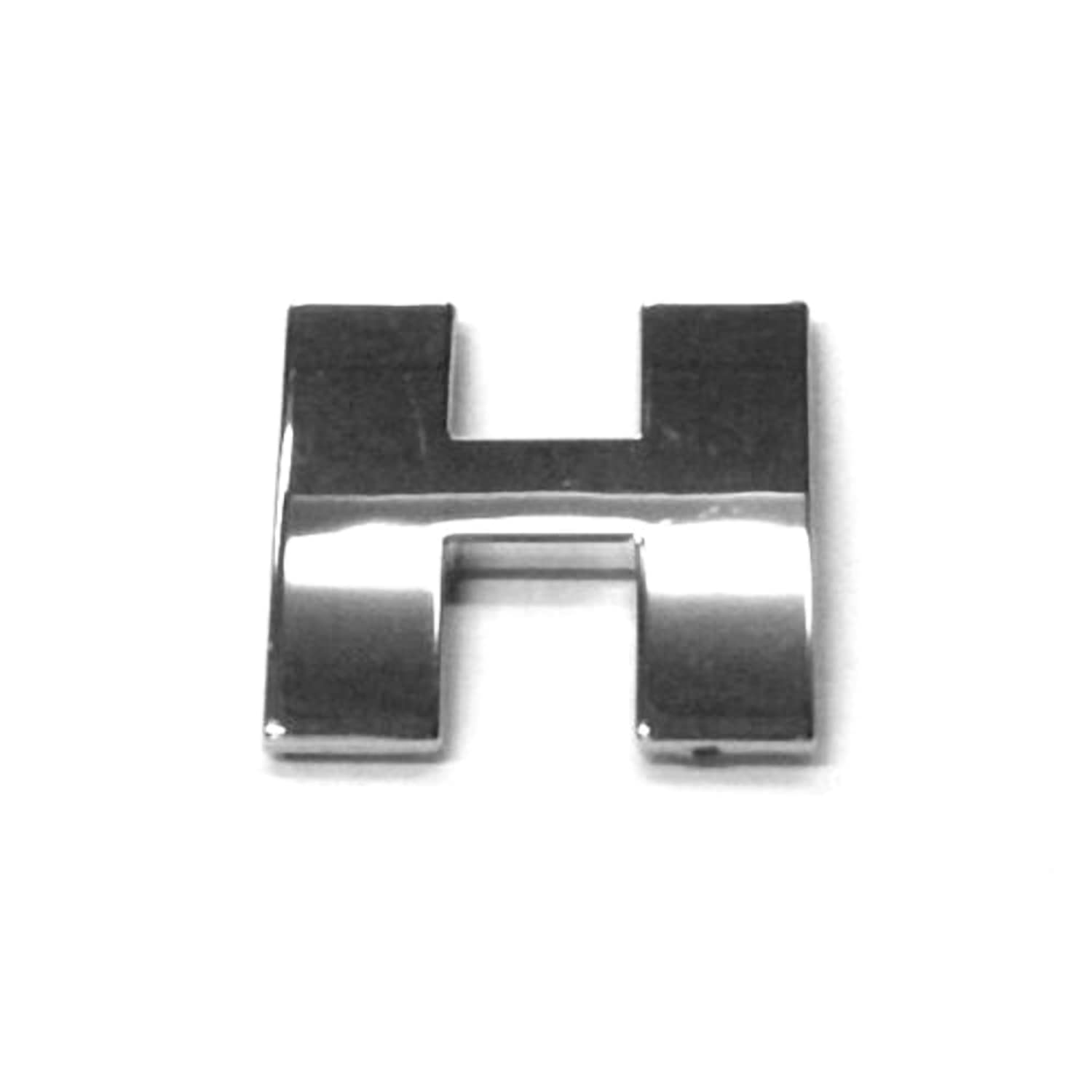 SolaDirect Chrome Letters Digits Numbers Signs Self Adhesive 3D Emblem Decal Badge Sticker for Car Van Home Decor - Letter H