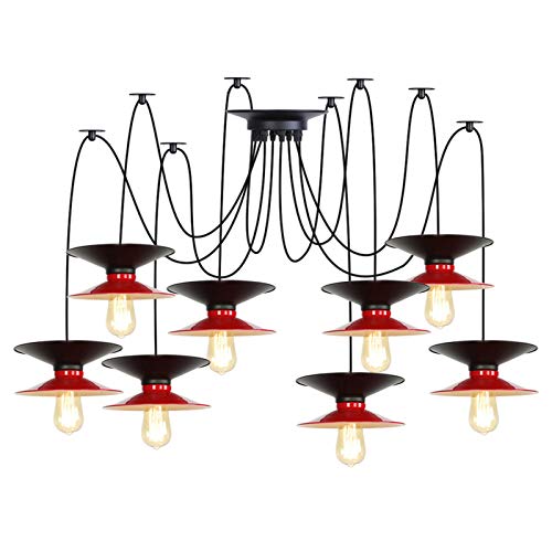 HNVBDOPAE Lampe Araignée de Plafond Multi-bras pour Grand Salon