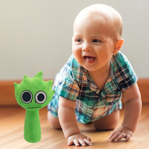 Image of Green Double Eye Sprunki Plush Toys