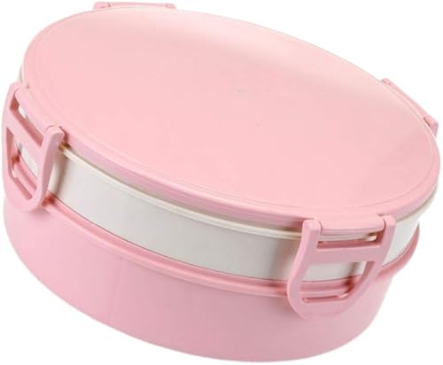 DOITOOL Bandeja decorativa para servir nueces de caramelo, bandeja de doble capa para servir aperitivos con tapa, bandeja de aperitivos de postres