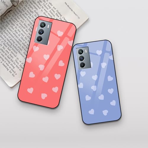 Image of COLORflow Back Cover Compatible with iQOO 9 SE 5G | Heart Celestial Color Customized | Shockproof TPU Bumper with Camera Protection Back Cover Compatible with iQOO 9 SE 5G