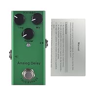 Mini Guitar Analog Delay Effector: Experience the warm, vintage tones with our Analog Delay specifically designed for electric guitar enthusiasts. This pedal delivers the rich, mellow circuit delay essential for achieving classic soundscapes. Guitar ...