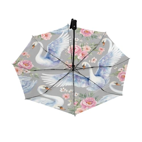 Parapluie de voyage cygne mignon cadeau idéal pour femmes et enfants