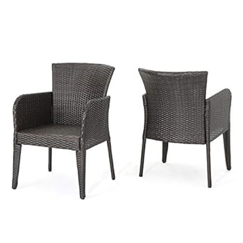 Alternative view of Christopher Knight Home Anaya Outdoor Wicker Dining Chairs, 2-Pcs Set, Multibrown