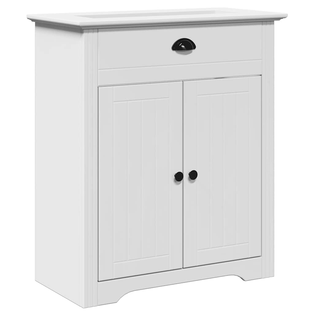 vidaXL Szafka pod umywalkę łazienkową, BODO, biała, 70x35x80 cm, toaletka łazienkowa, meble łazienkowe, nowoczesna szafka pod umywalkę łazienkową