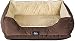 Serta Ortho Cuddler Pet Bed, Mocha