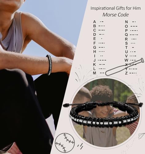 Pulsera de cuero trenzado I am the Storm para hombres miniatura 2