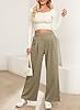EVALESS Women's Wide Leg Pants with Pockets High W... #4