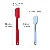 OXO Good Grips 2 Piece Silicone Spatula Set, One size, red/seltzer #1