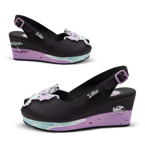 Image of Hot Chocolate Design Funky Women's Peep Toe Wedge Sandals